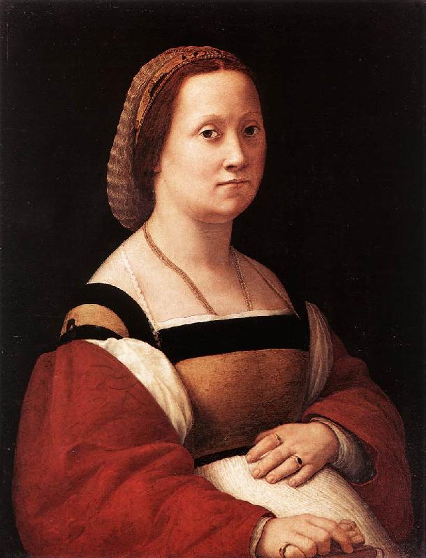 RAFFAELLO Sanzio Portrait of a Woman (La Donna Gravida) drty oil painting picture